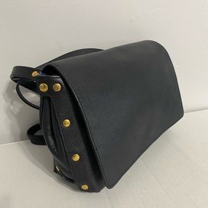 YSL black leather crossbody